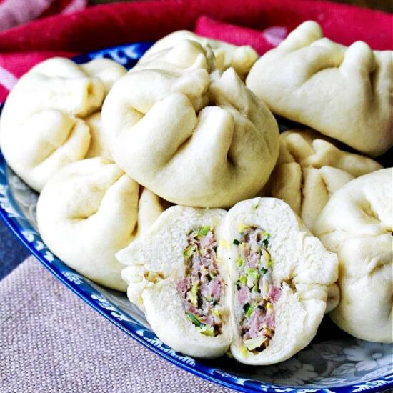 Pork and Chinese Chive Steamed Buns - Recipe photo by karenskitchenstories