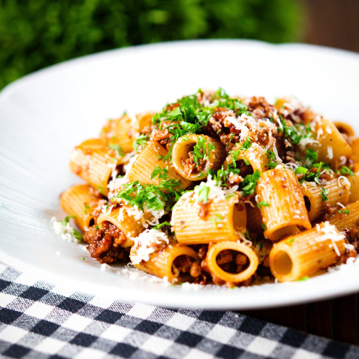 Pork Pasta with Balsamic Vinegar - Recipe photo by Brian Jones