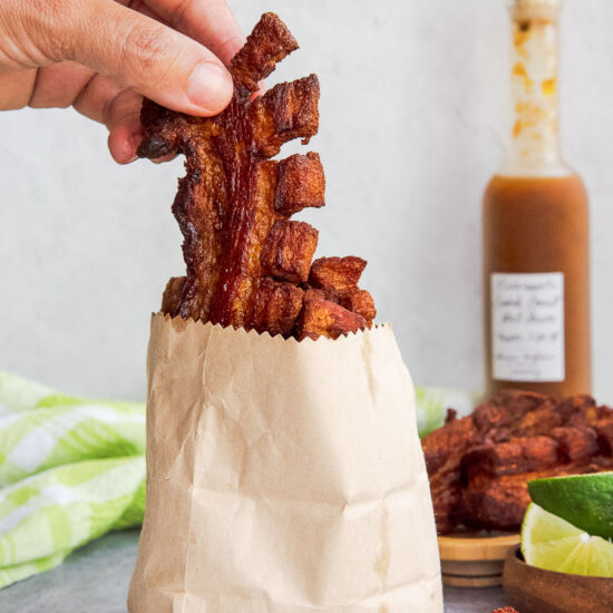 Pork Chicharrones- Fried Pork Belly - Recipe photo by senseandedibility