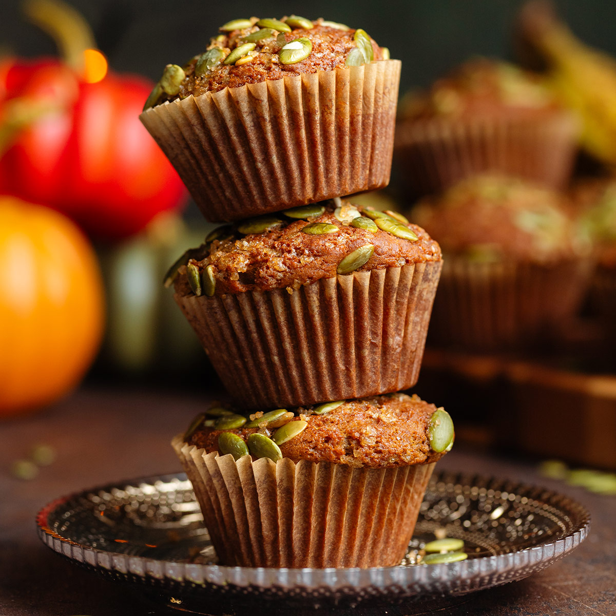 Pumpkin Banana Muffins - Recipe photo by thehealthfulideas