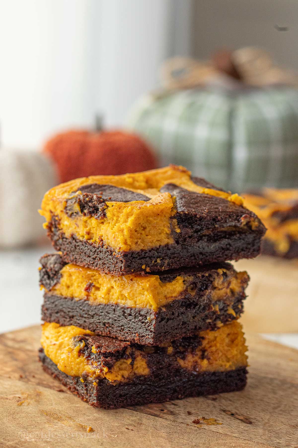 Pumpkin Cheesecake Brownies - Recipe photo by eatdessertsnack
