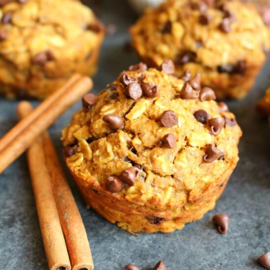 Pumpkin Chocolate Chip Muffins - Recipe photo by DelightfulEMade