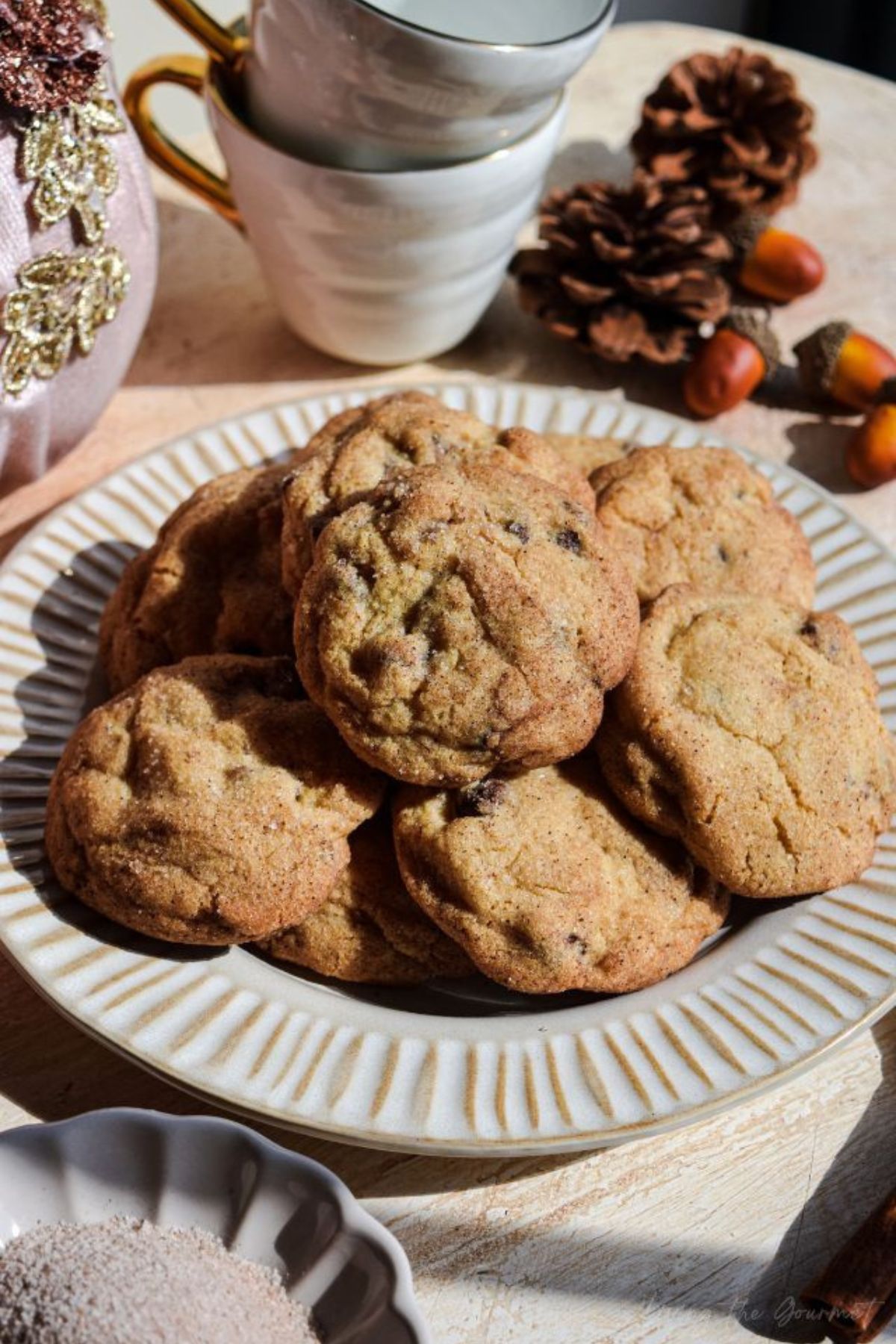 Pumpkin Spice Chocolate Chip Cookie - Recipe photo by LivingtheGourmet