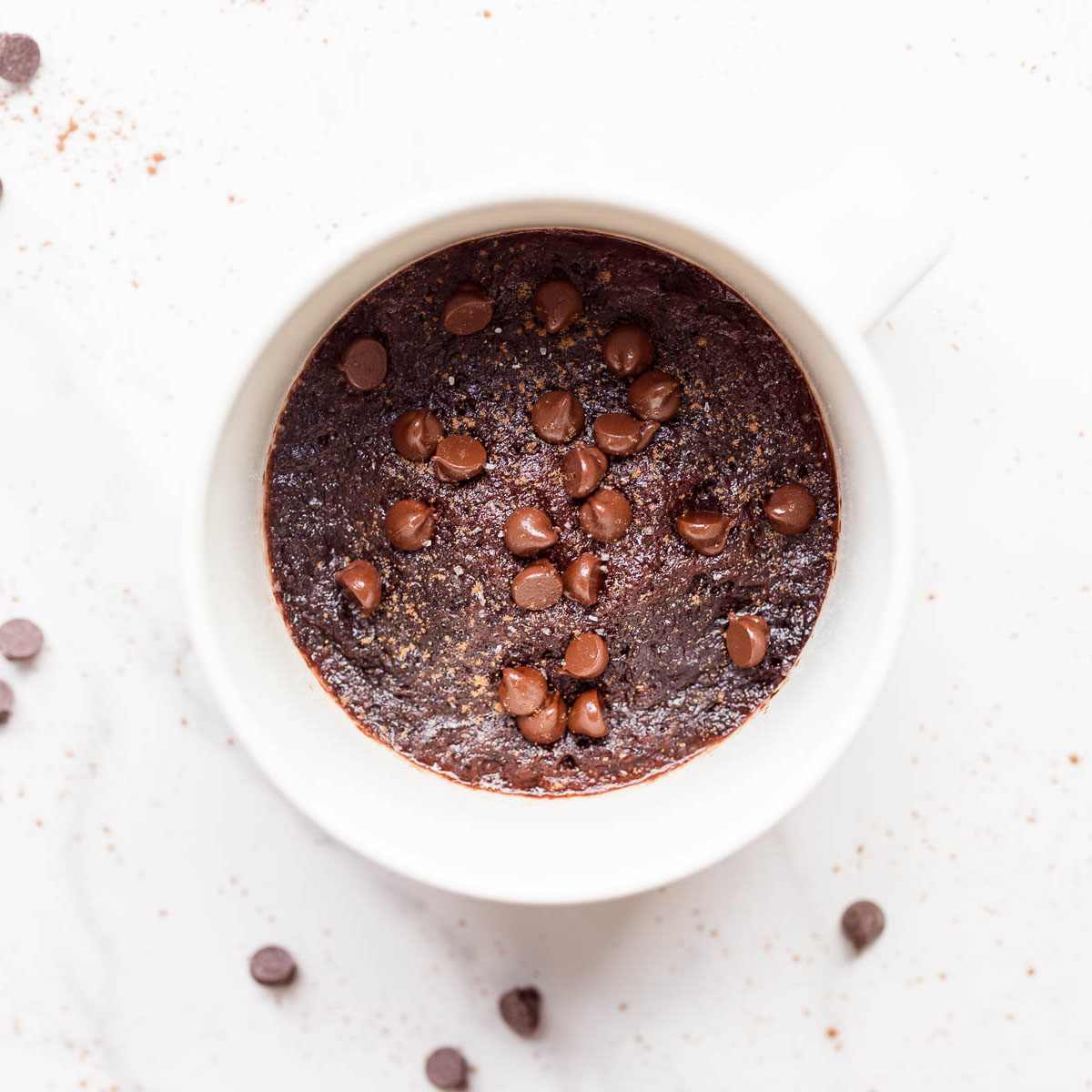 Pumpkin Spice Protein Mug Cake - Recipe photo by The Sprinkled Cakery