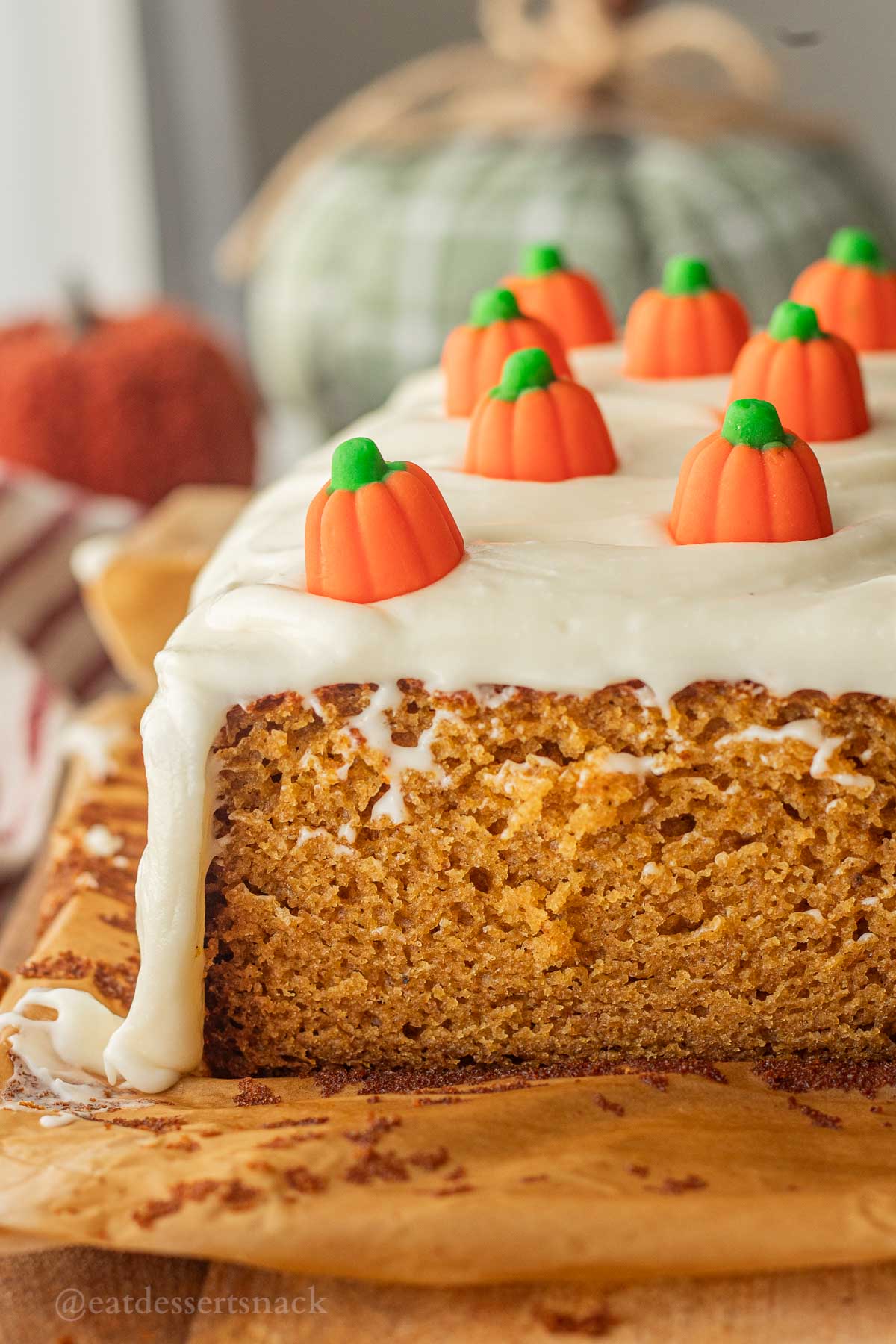 Pumpkin Bread with Cream Cheese - Recipe photo by eatdessertsnack