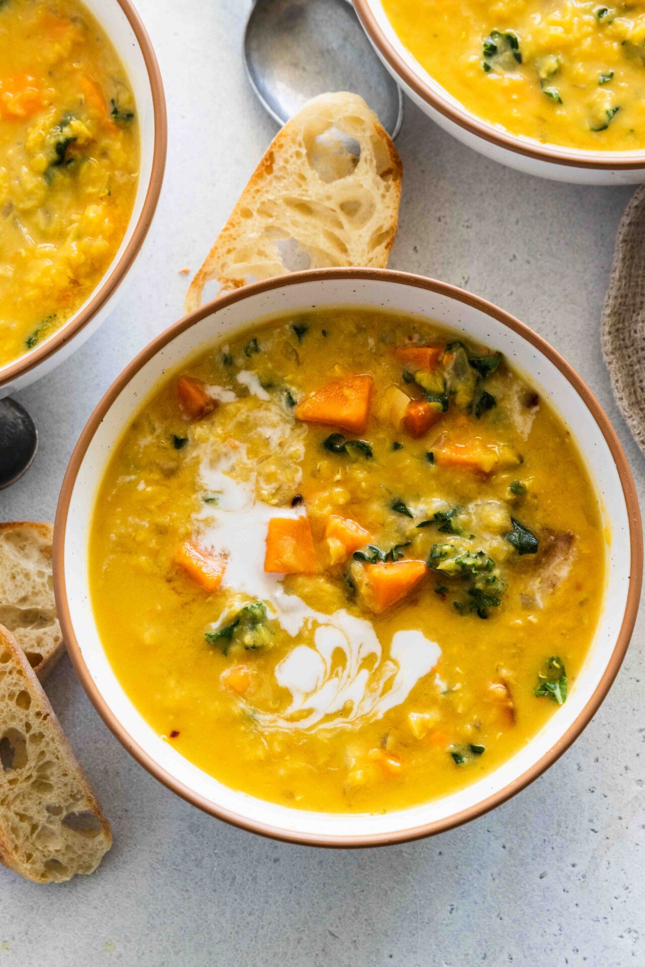 Red Lentil Sweet Potato Soup - Recipe photo by Chef Ani