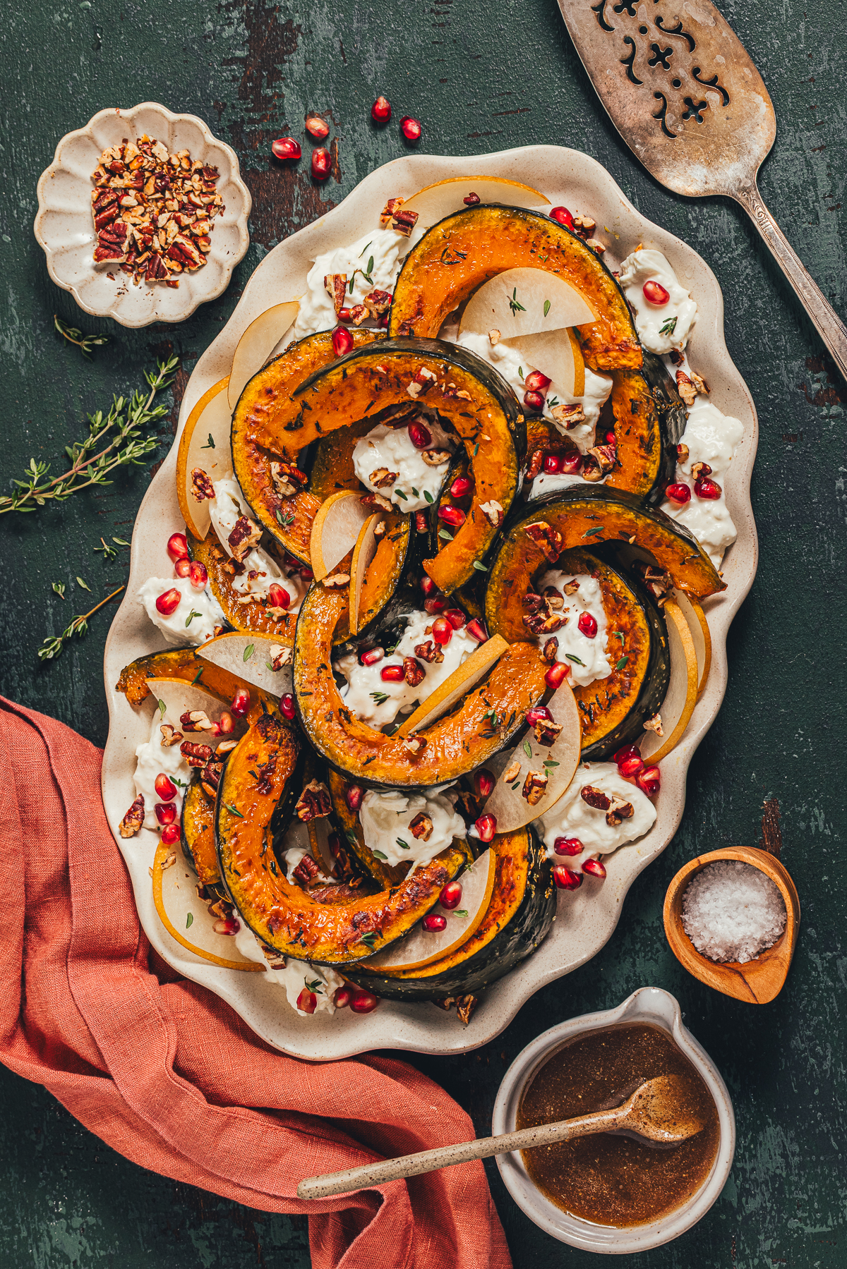 Roasted Kabocha with Burrata - Recipe photo by sweetmiscellany