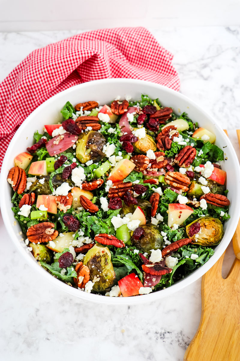 Roasted Brussels Sprouts Salad - Recipe photo by DelightfulEMade