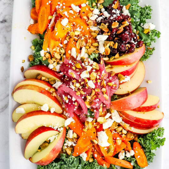 Roasted Carrot Salad with Apples - Recipe photo by DelightfulEMade