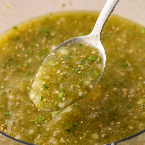 Easy Salsa Verde (Green Sauce) - Recipe photo by MyTexMex