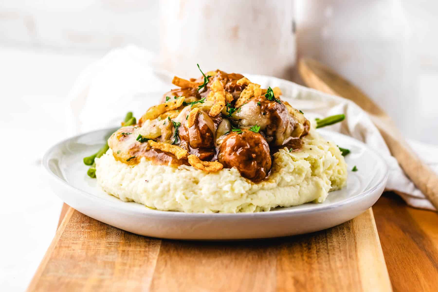 Slow Cooker French Onion Meatballs - Recipe photo by ImmigrantsTable