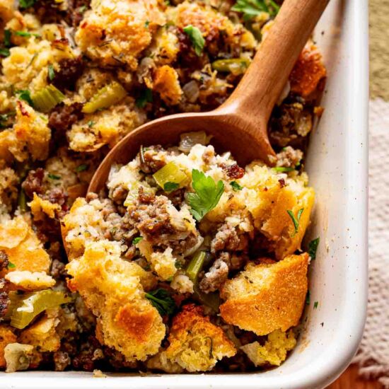 Sourdough Stuffing - Recipe photo by Tessies Table