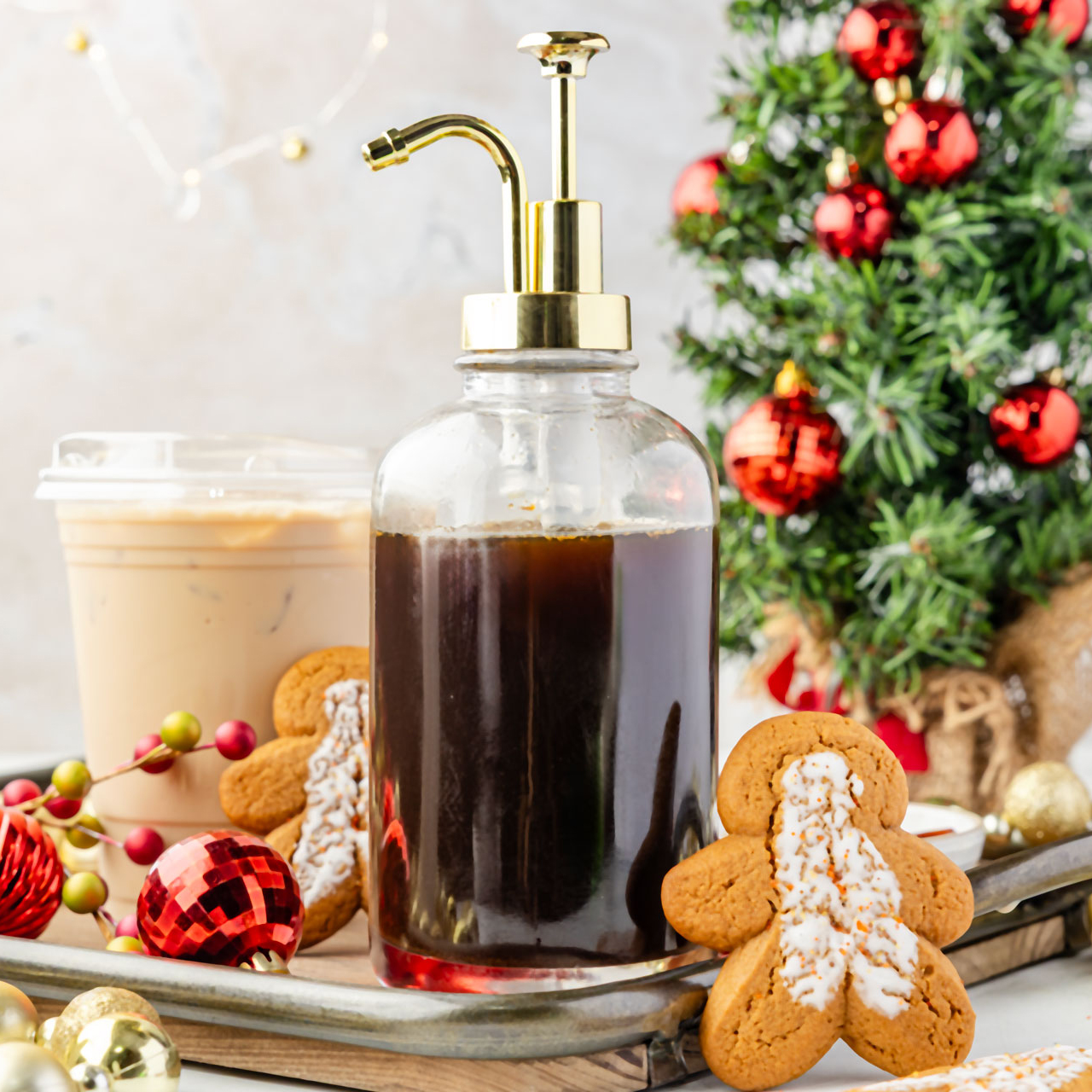 Gingerbread Simple Syrup - Recipe photo by TheChaoticTable