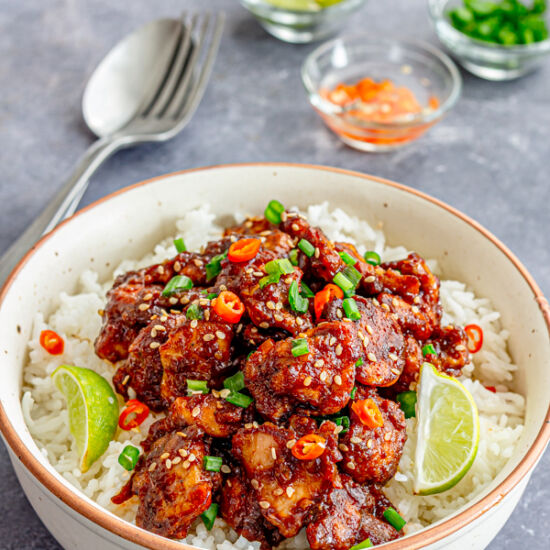 Air Fryer Crispy Sesame Chicken - Recipe photo by Priyanka DK