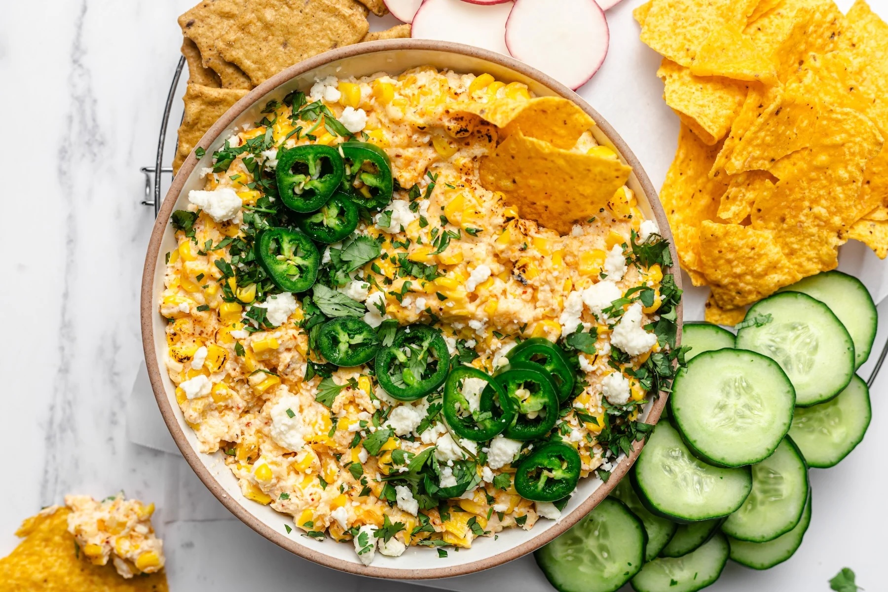 Cheesy Street Corn Dip - Recipe photo by myeverydaytable