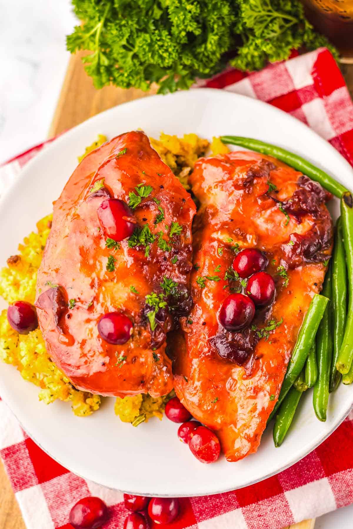 Slow Cooker Cranberry Chicken - Recipe photo by ImmigrantsTable