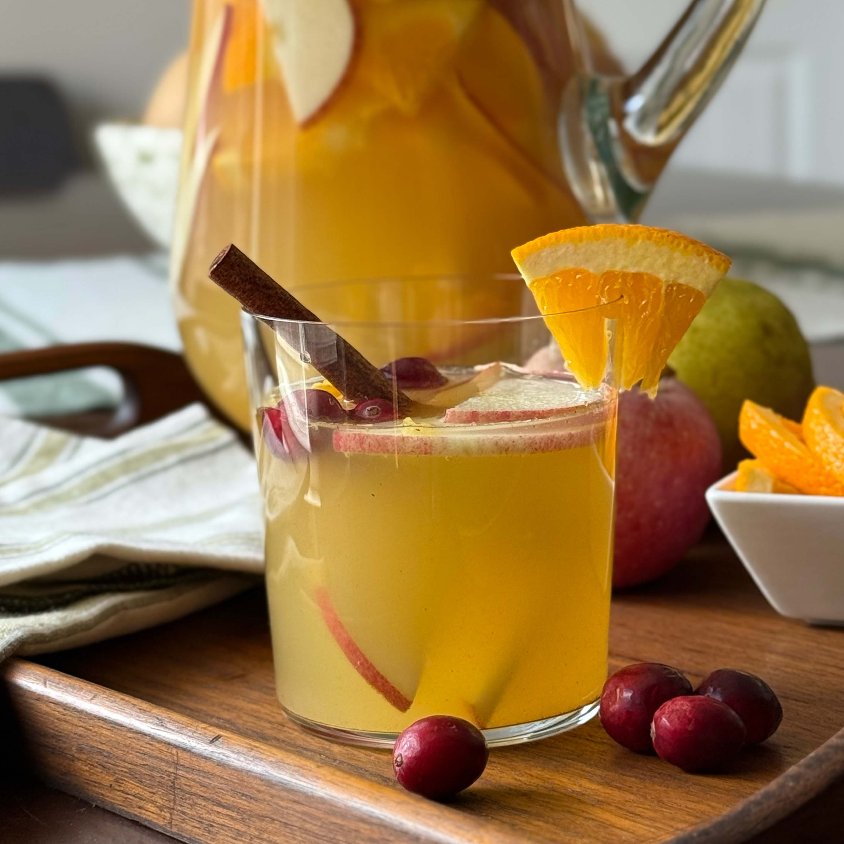 Thanksgiving Sangria - Recipe photo by pestoandpotatoes