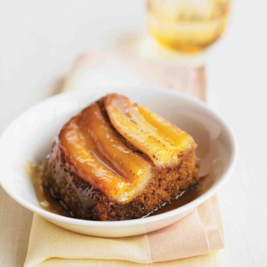 Topsy-Turvy Banana Gingercake - Recipe photo by coolfooddude