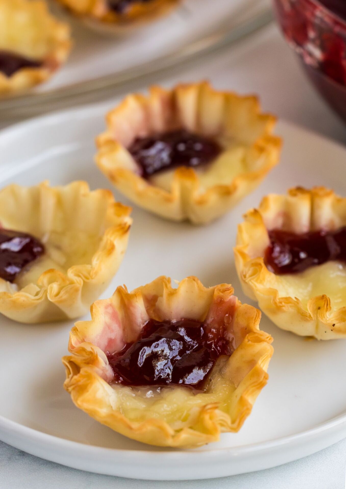 Raspberry Brie Appetizer - Recipe photo by southern food and fun