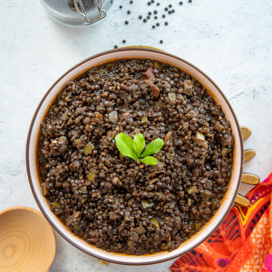 Vegan Beluga Lentils - Recipe photo by senseandedibility