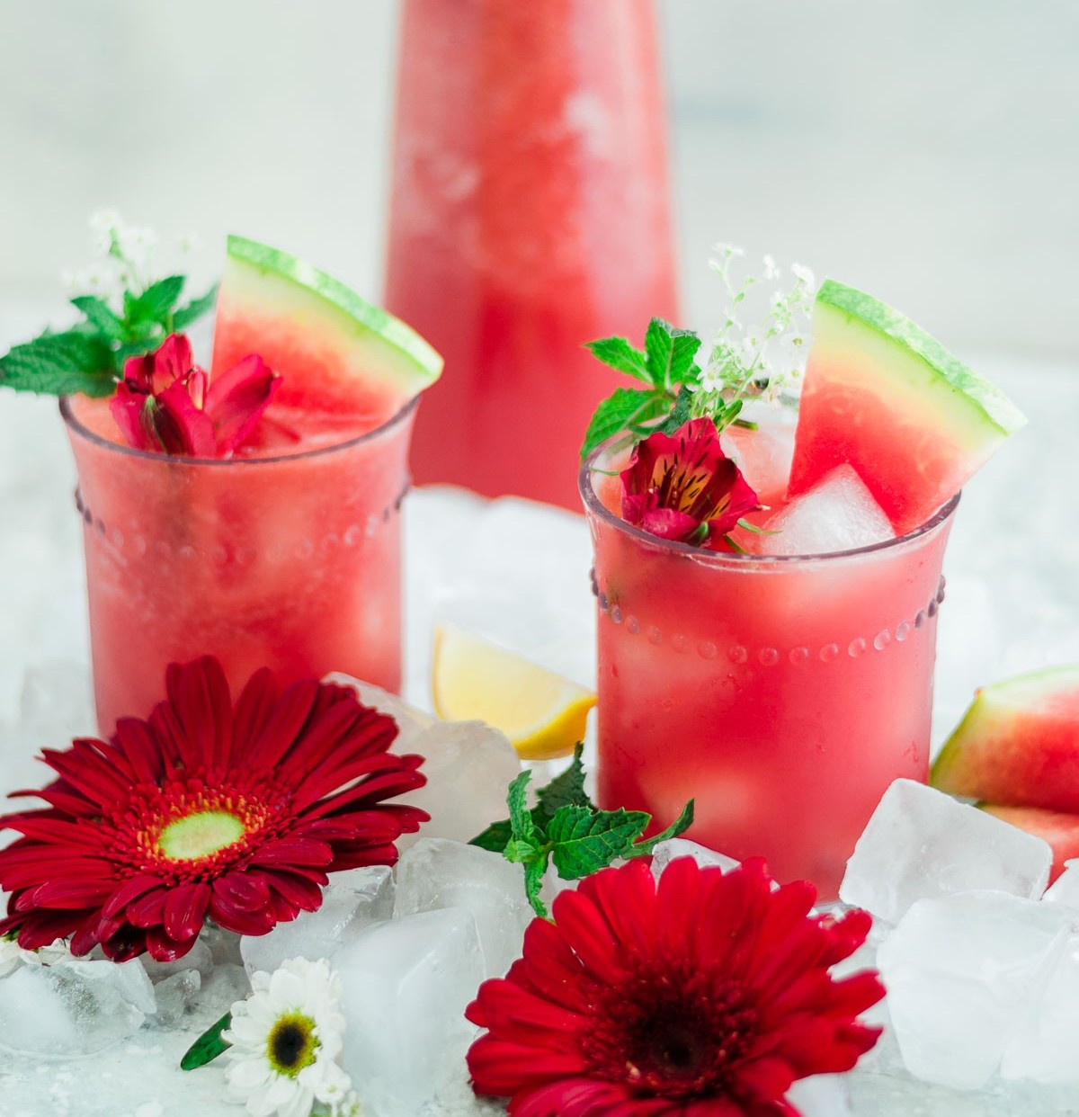 Watermelon Agua Fresca - Recipe photo by A Latin Flair