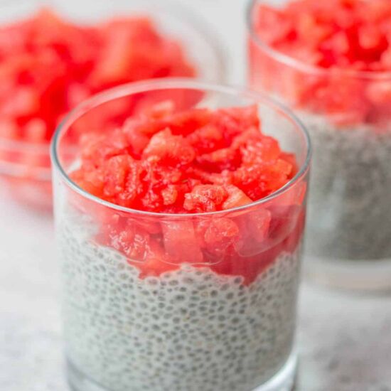 Watermelon Chia Pudding - Recipe photo by thatgirlcookshealthy