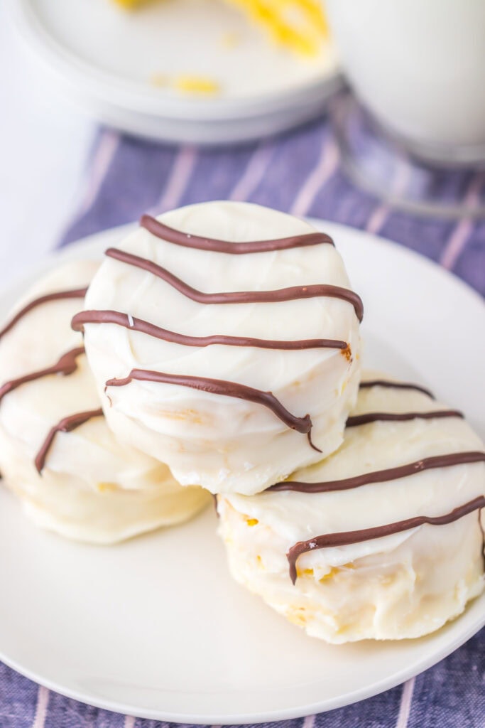 Copycat Zebra Cakes - Recipe photo by The Cookin Chicks
