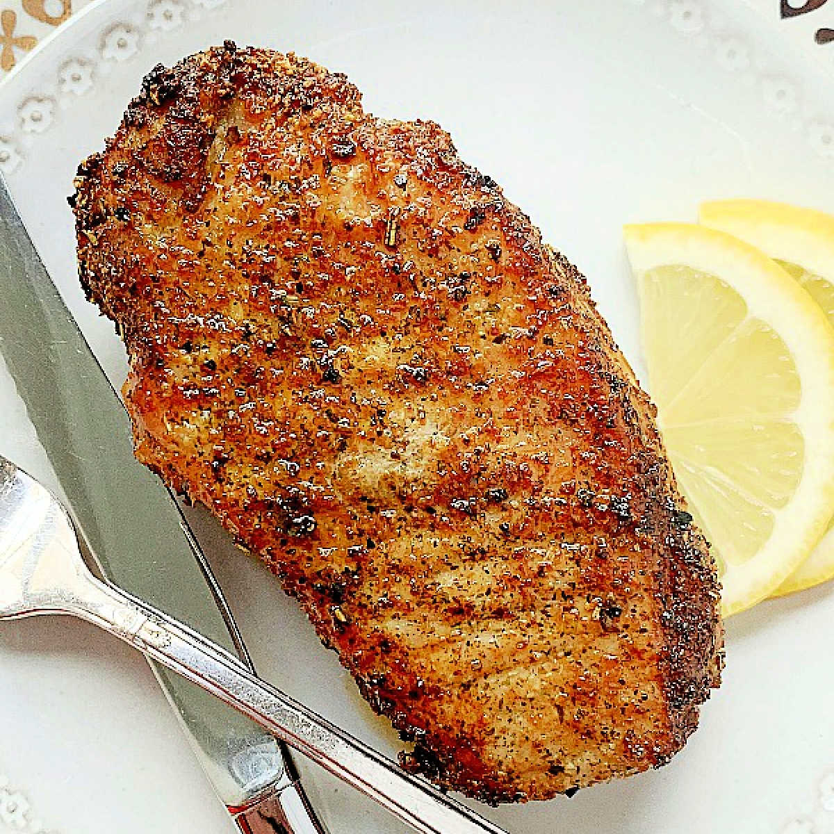 Air Fryer Pork Chops - Recipe photo by Foodtastic Mom