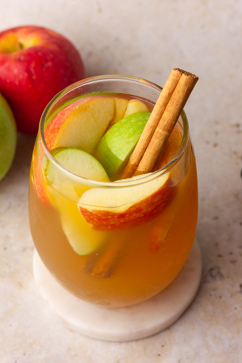 Easy Apple Cider Sangria - Recipe photo by healthdownsouth