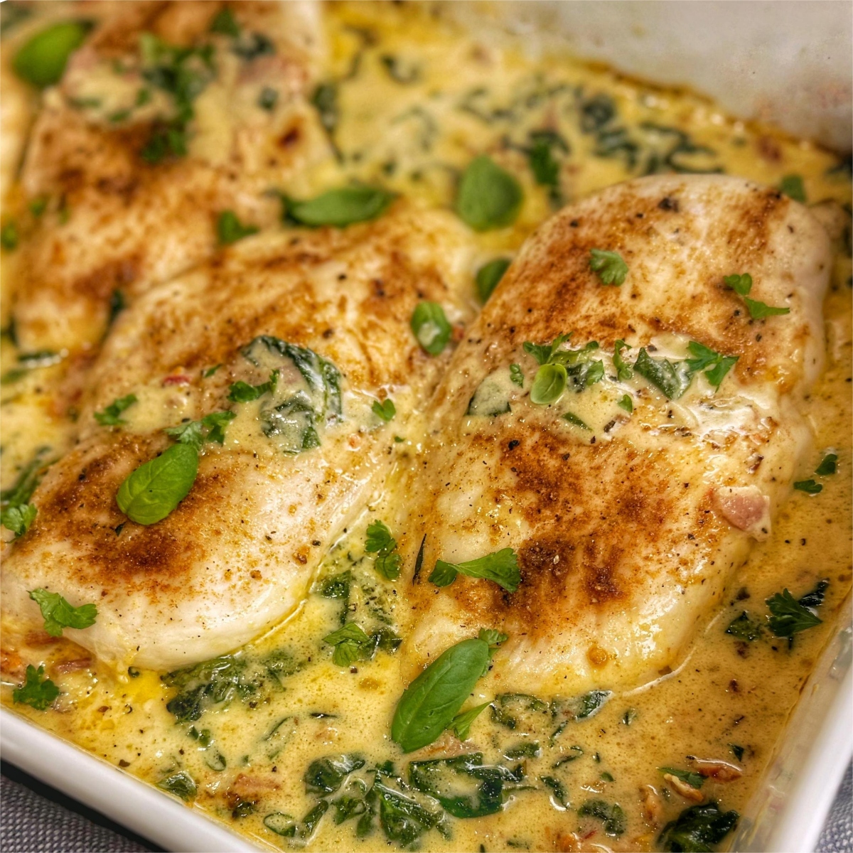 Tuscan Chicken (Oven Baked) - Recipe photo by chef not required
