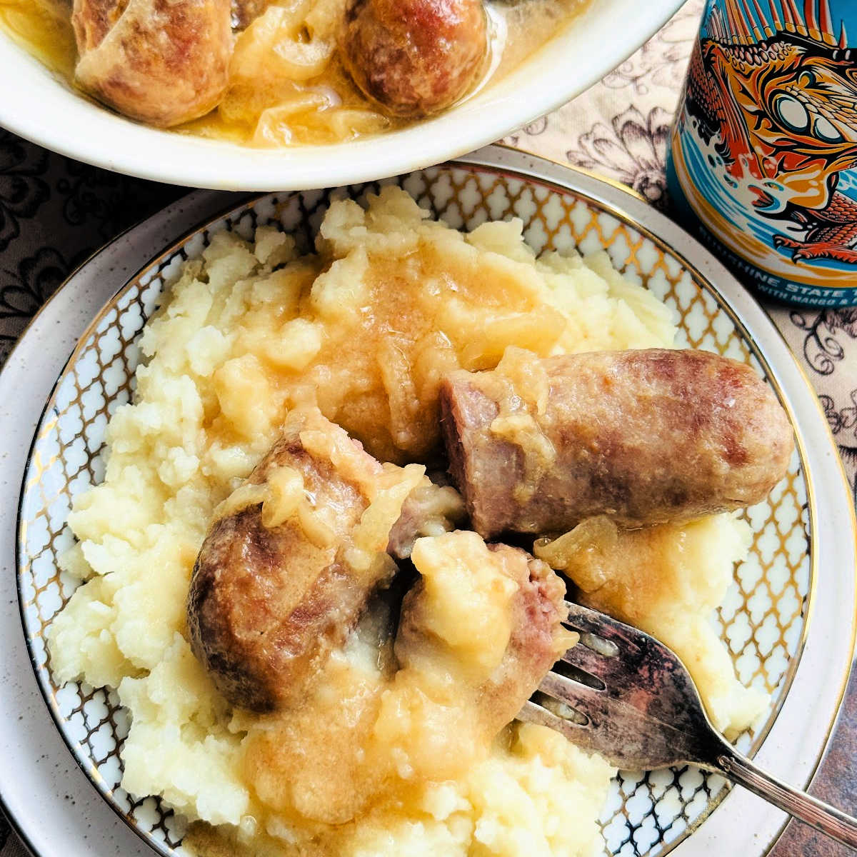 Slow Cooker Beer Brats - Recipe photo by Foodtastic Mom