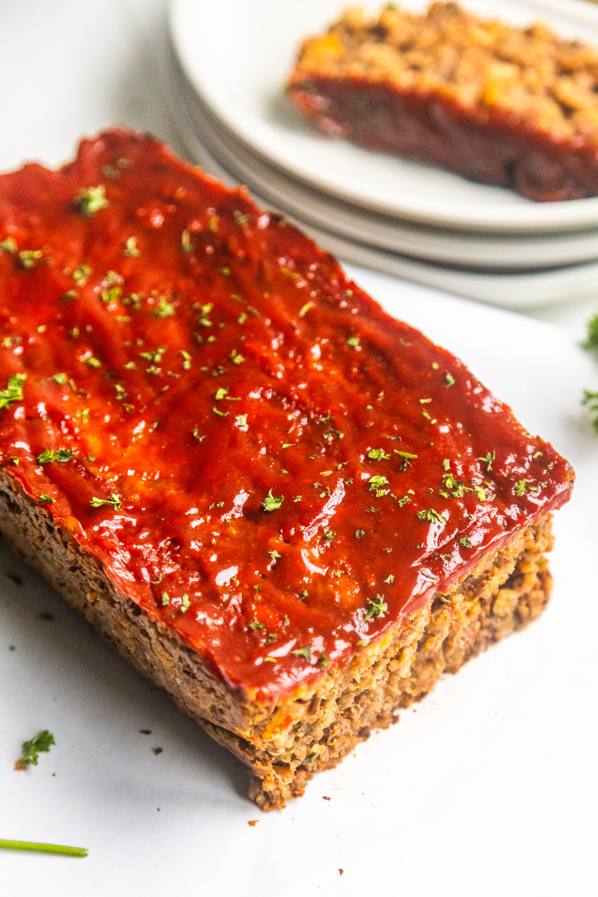 The Best Vegan Meatloaf - Recipe photo by becoming you with julie