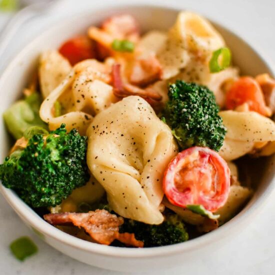 Broccoli BLT Tortellini Salad - Recipe photo by TheSaltyMarshmallow