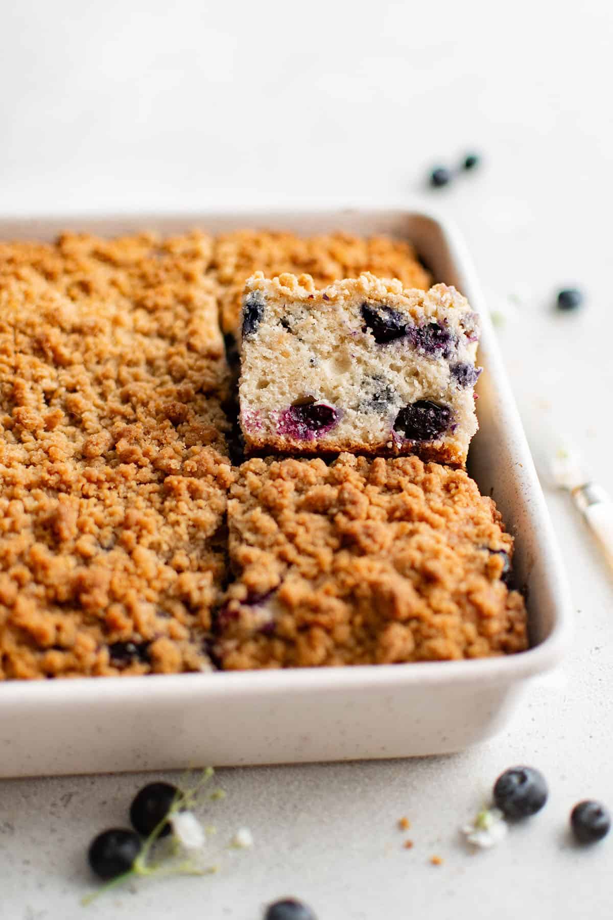 Blueberry Coffee Cake - Recipe photo by TheSaltyMarshmallow