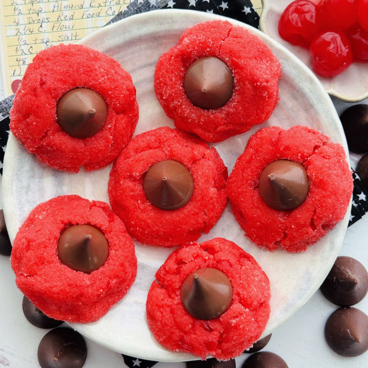 Cherry Blossom Cookies - Recipe photo by Foodtastic Mom