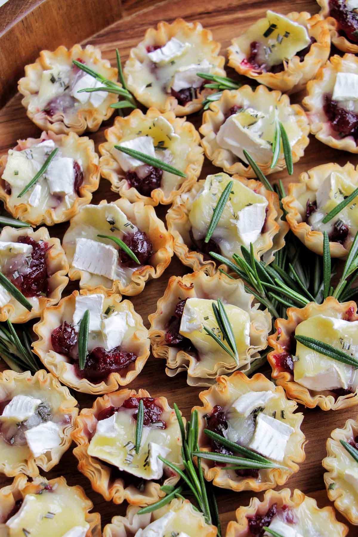 Cranberry Brie Phyllo Cup Appetizer - Recipe photo by homebodyeats