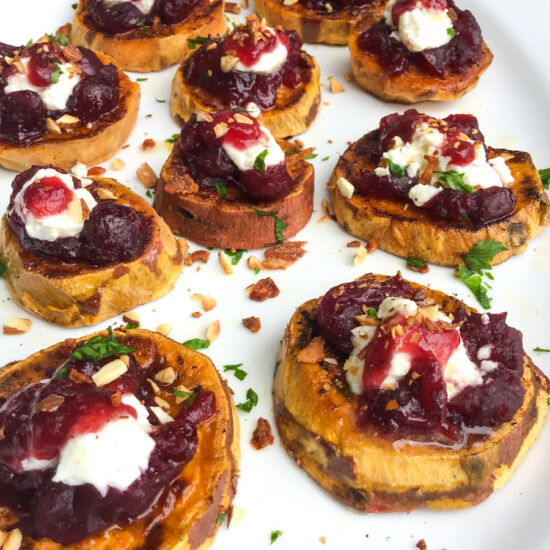 Baked Sweet Potato Appetizer - Recipe photo by Healthful Indulgences