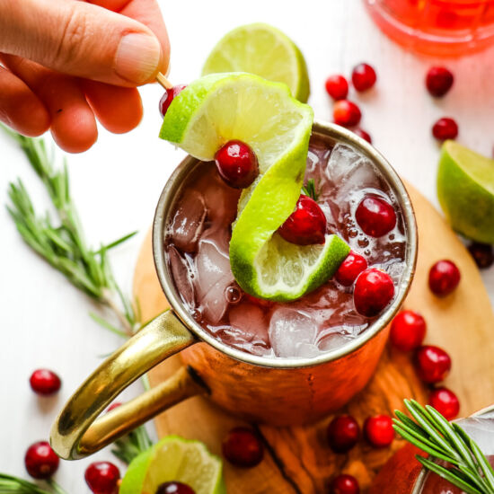 Cranberry Moscow Mules - Recipe photo by DelightfulEMade