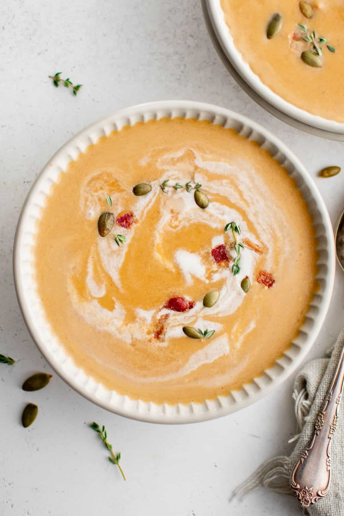 Crockpot Butternut Squash Soup - Recipe photo by TheSaltyMarshmallow