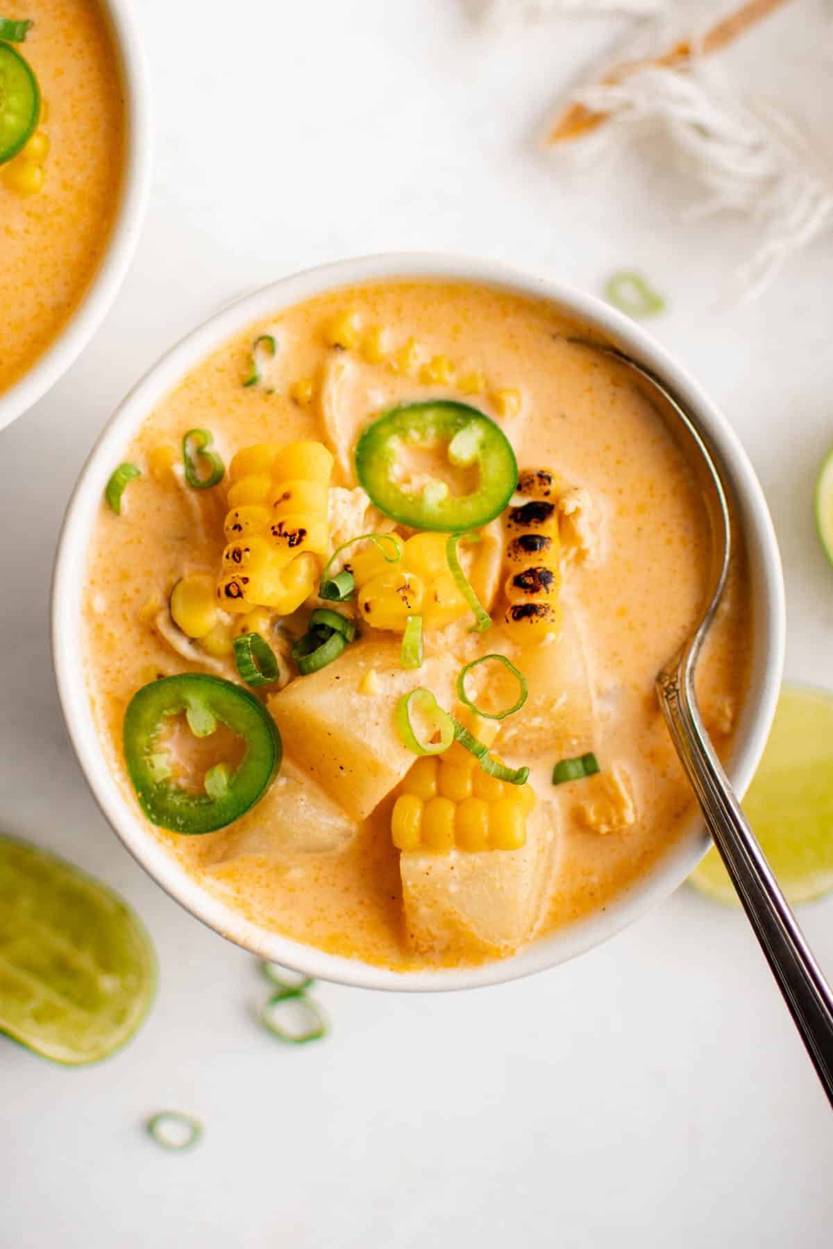 Crockpot Queso Chicken Chowder - Recipe photo by TheSaltyMarshmallow