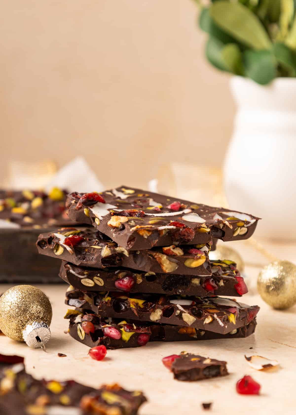 Dark Chocolate Bark - Recipe photo by livingchirpy