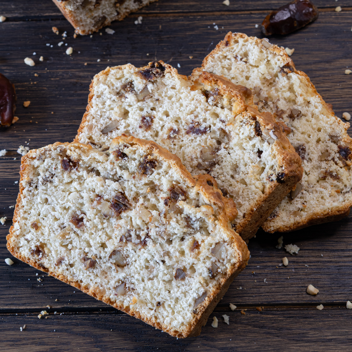 Date and Nut Bread - Recipe photo by an italian in my kitchen