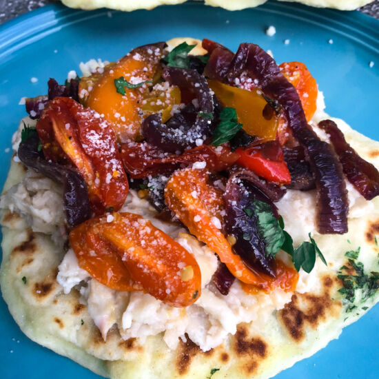 Quick Skillet Flatbreads - Recipe photo by Healthful Indulgences