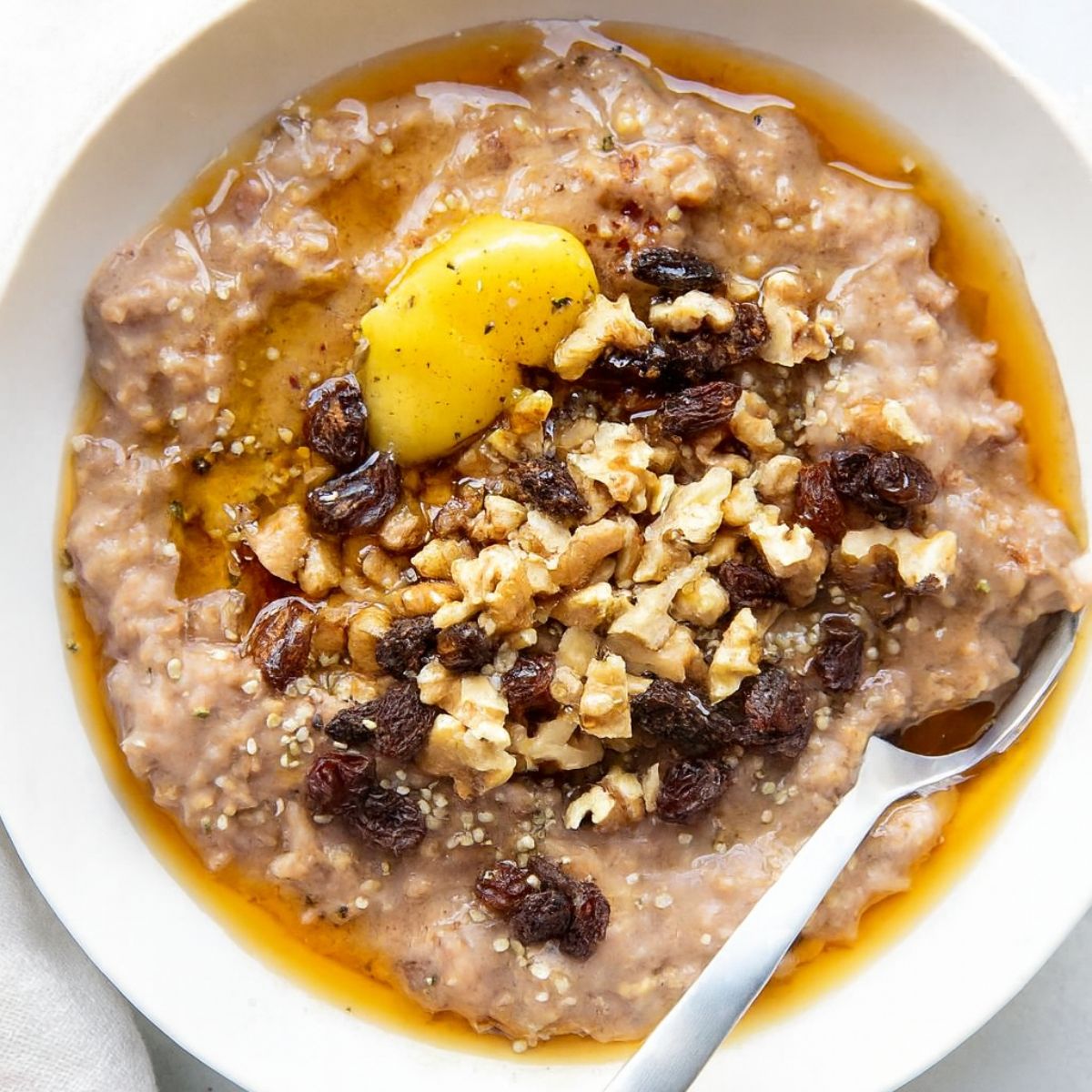 Slow Cooker Steel-Cut Oats - Recipe photo by wholefully