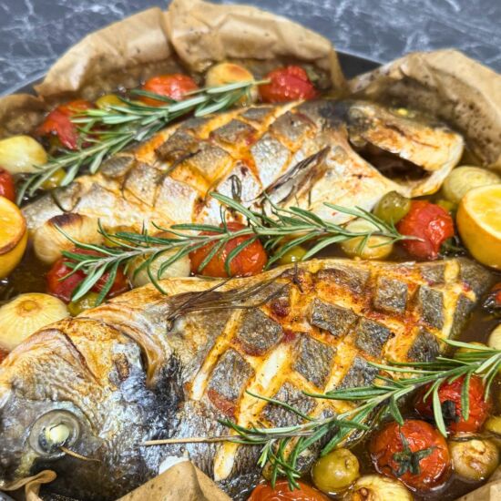 Quick One-Pot Beer-Braised Fish - Recipe photo by Delicious Destinations