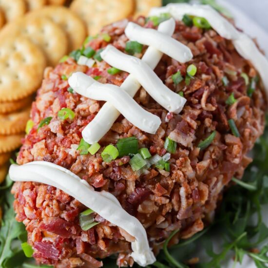 Jalapeno Popper Football Cheese - Recipe photo by WonkyWonderful