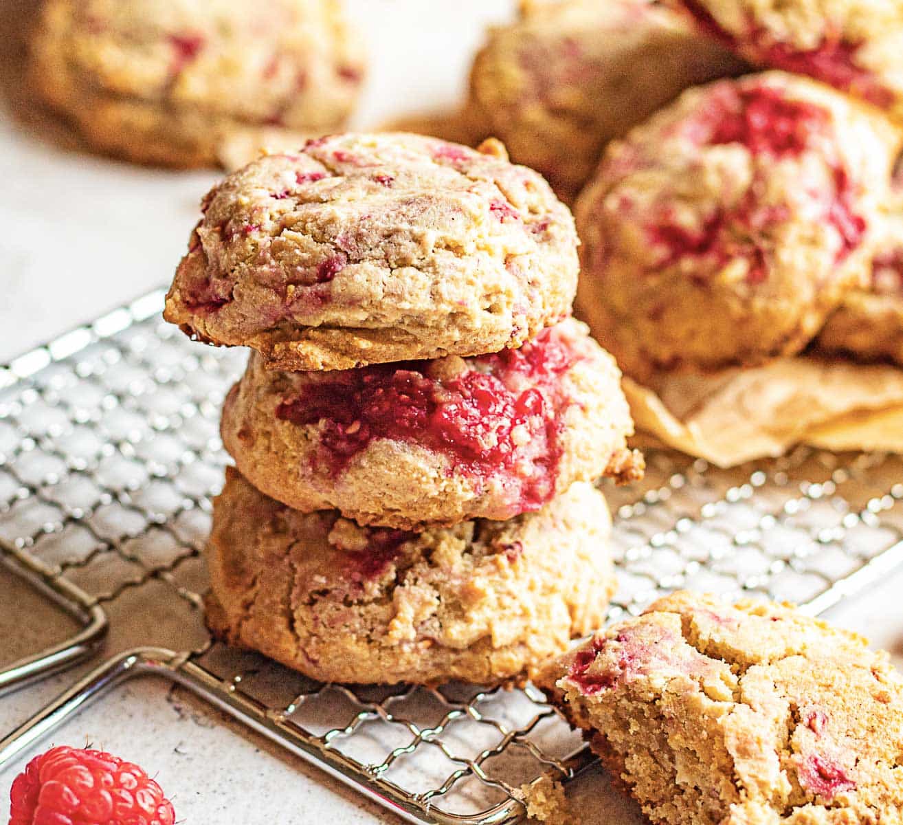 Gluten Free Raspberry Cookies - Recipe photo by peelwithzeal