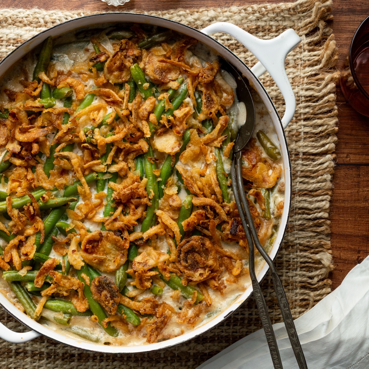 5-Ingredient Green Bean Casserole - Recipe photo by LittleBlackSkillet