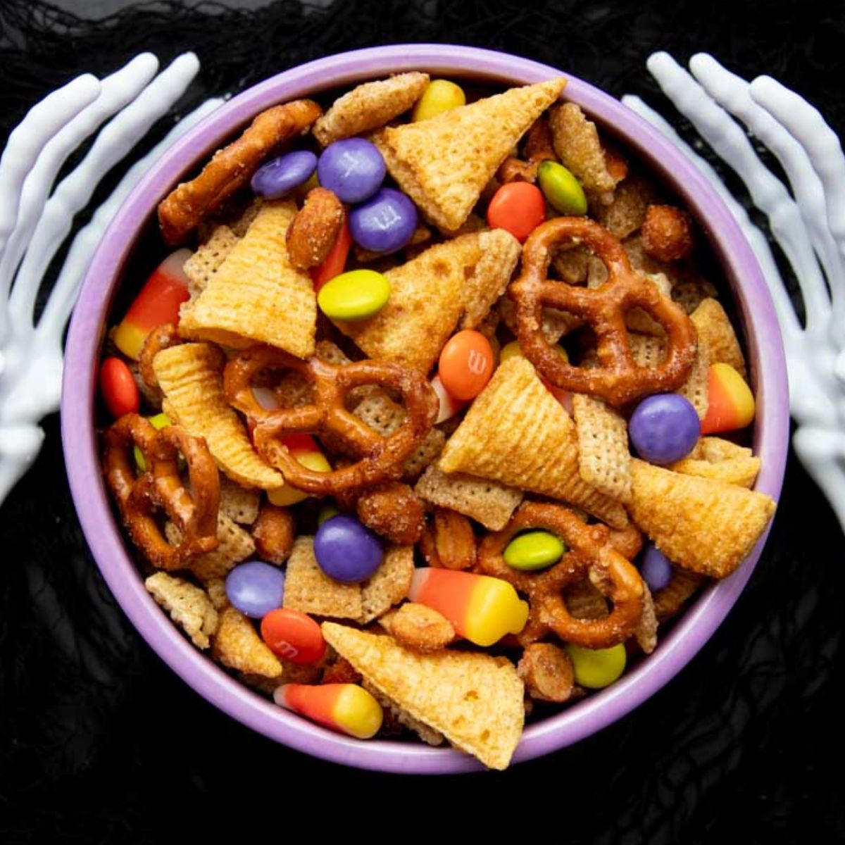 Halloween Chex Mix - Recipe photo by wholefully
