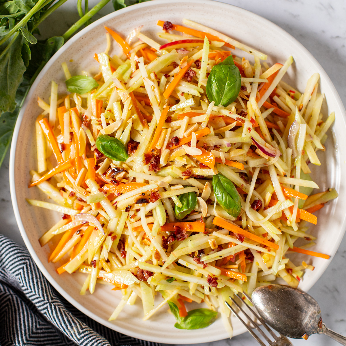 Kohlrabi And Apple Slaw - Recipe photo by IrenaMacri